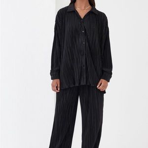 4th & reckless pleated plisse set Size 2